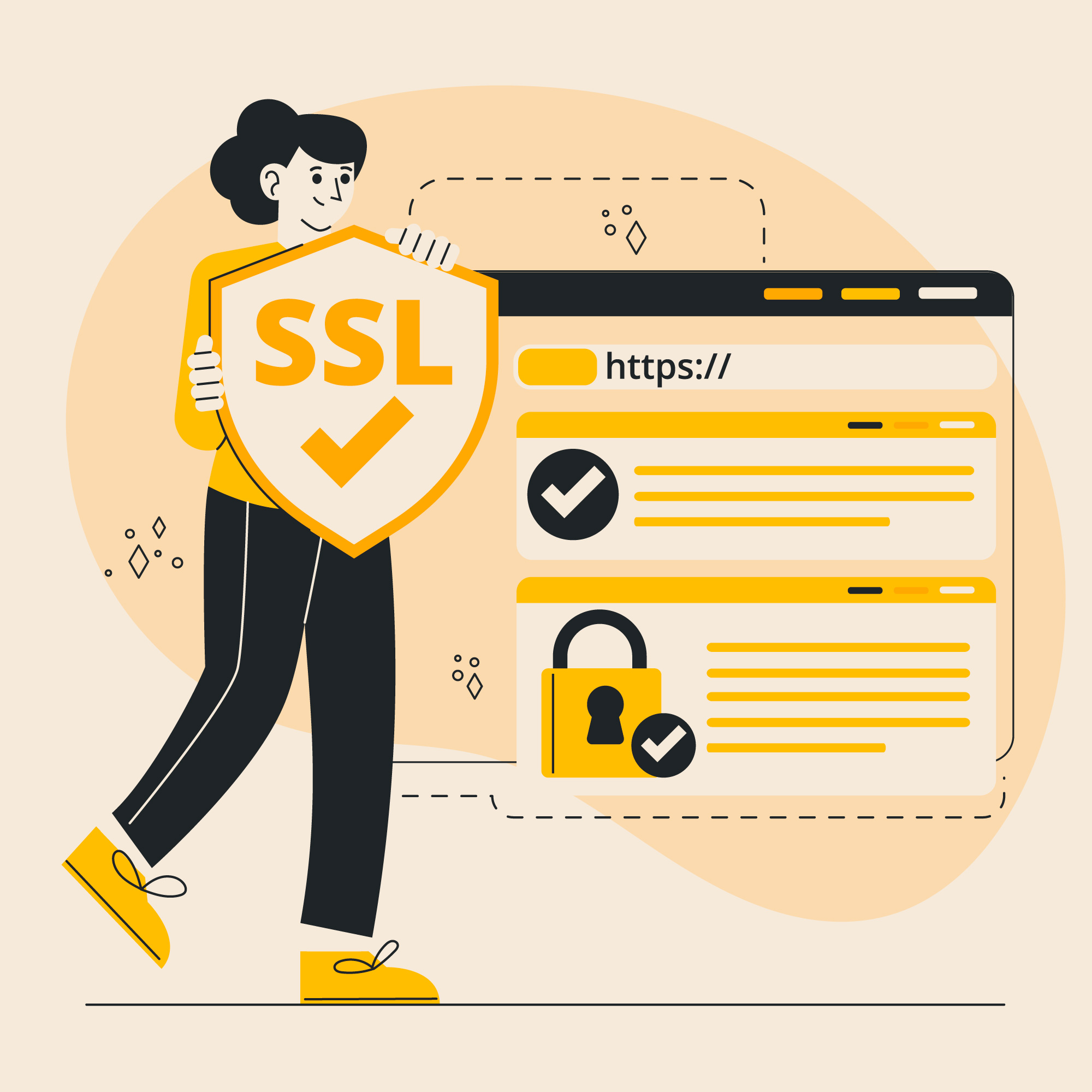 Иллюстрация: технические аспекты SSL